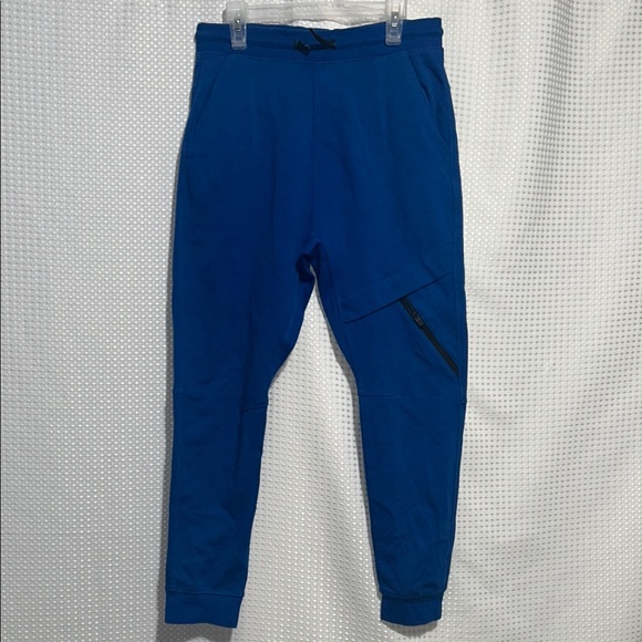 Zara Blue Joggers with Tapered Leg and Elastic Waistband - Picture 1 of 13